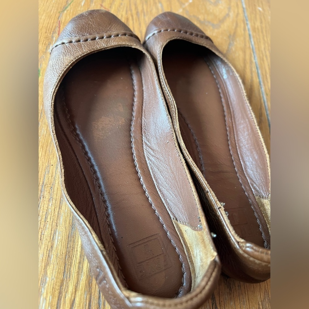 FRYE Women’s Ballet Flats In Cognac Size 6 - Picture 7 of 8